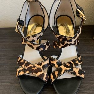 MICHAEL, MICHAEL KORS Leopard Sandals/Heels